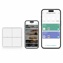 Interrupteur Zigbee double controle application