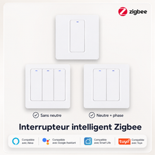 NéoRelay Switch Comfort ZigBee avec versions sans neutre et avec neutre compatibles assistants vocaux.