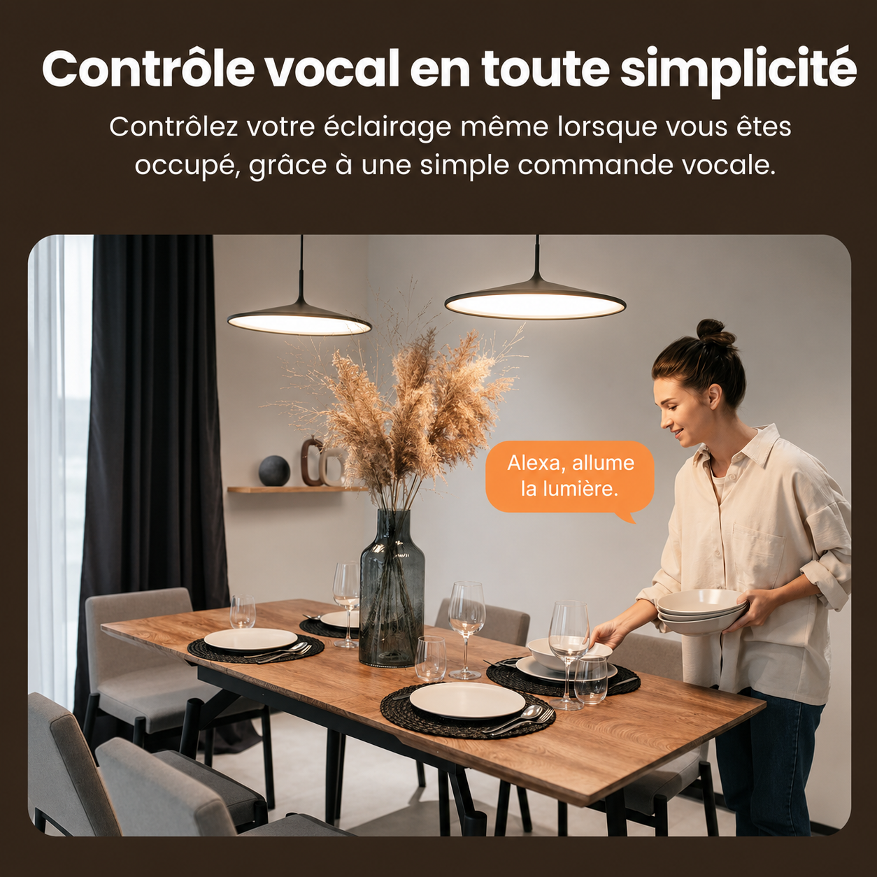 Vue en angle du NéoSwitch ZBM5 Pro blanc hybride Zigbee.