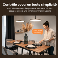 Vue en angle du NéoSwitch ZBM5 Pro blanc hybride Zigbee.