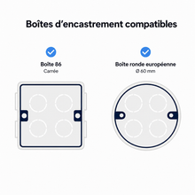 Boites encastrement pour interrupteur Zigbee