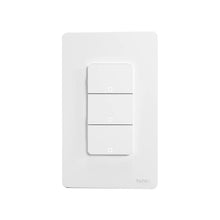Interrupteur Zigbee encastrable blanc a 3 boutons
