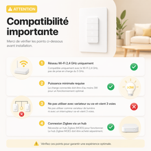 Compatibilite hub Zigbee pour interrupteur encastrable