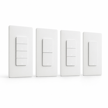 Interrupteur Zigbee encastrable blanc avec plusieurs boutons