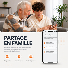Interrupteur Zigbee partage famille application