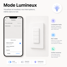 Mode lumineux interrupteur Zigbee