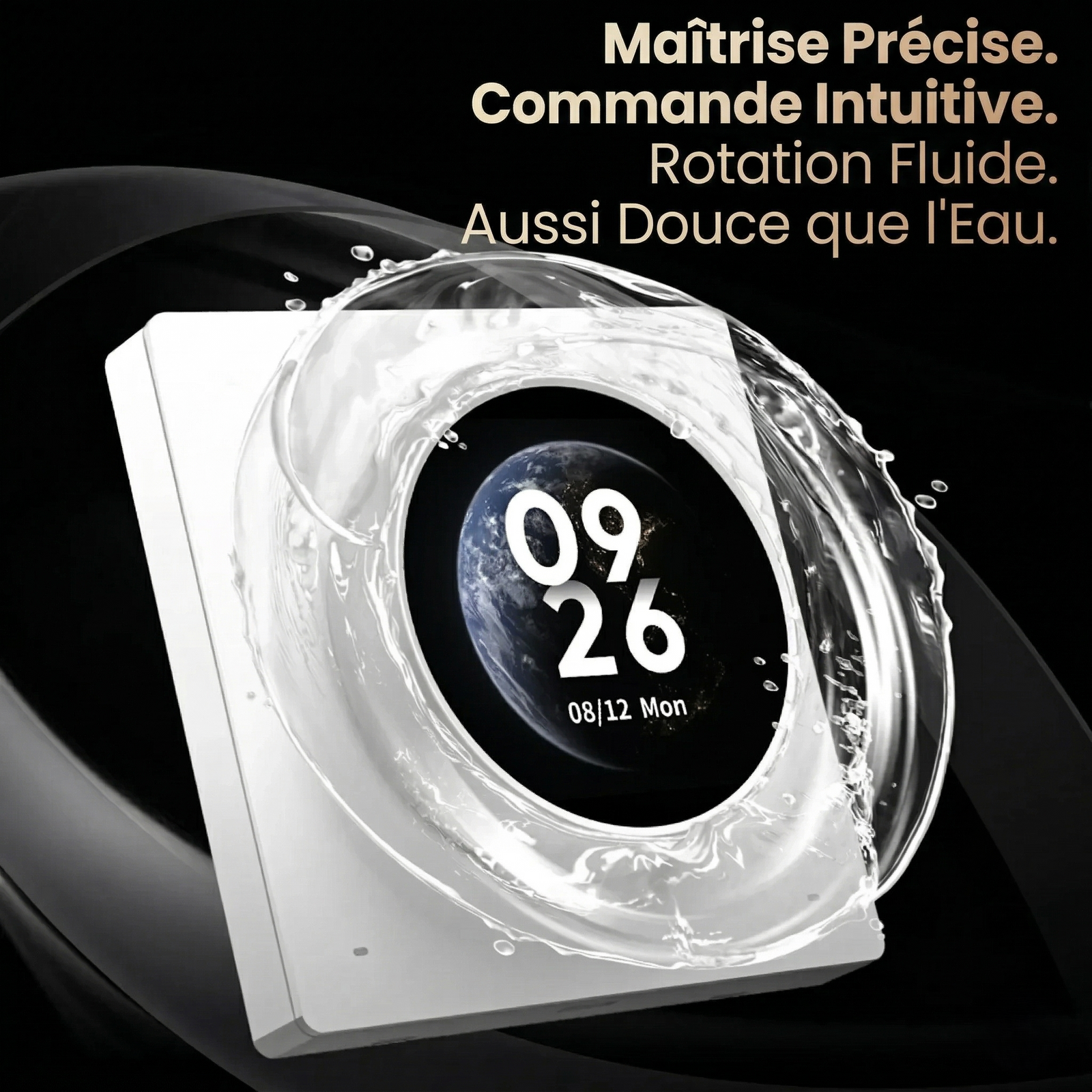 Panneau molette maitrise precise