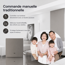 Module double interrupteur commande manuelle