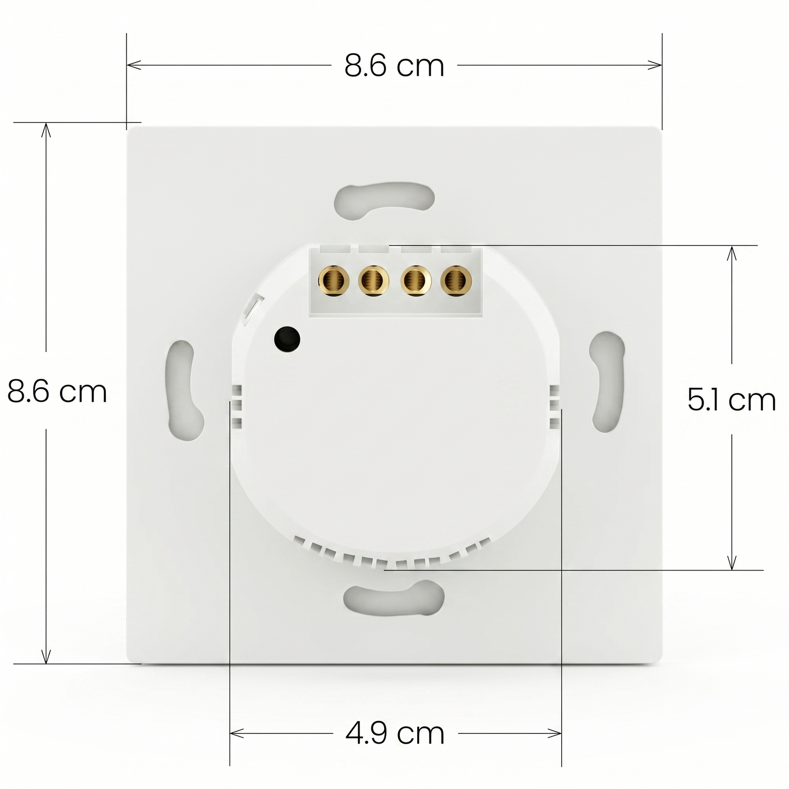 Module eclairage dimensions carre