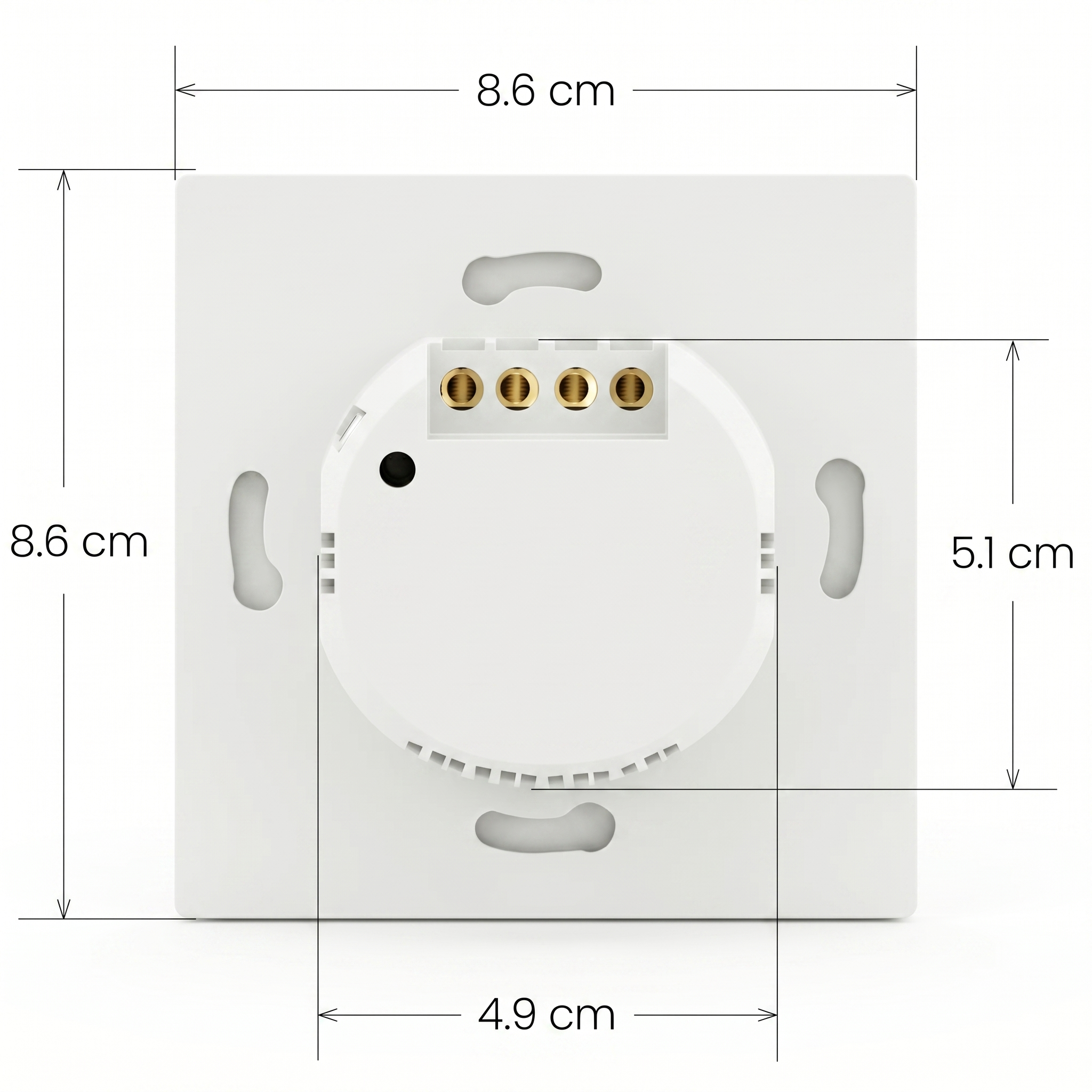 Module eclairage dimensions carre