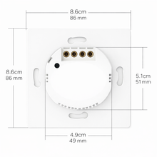 Module interrupteur dimensions rond
