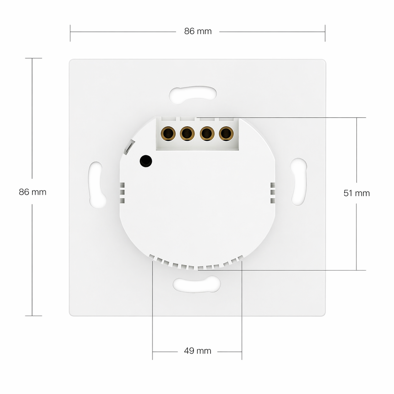 Module interrupteur connecte dimensions