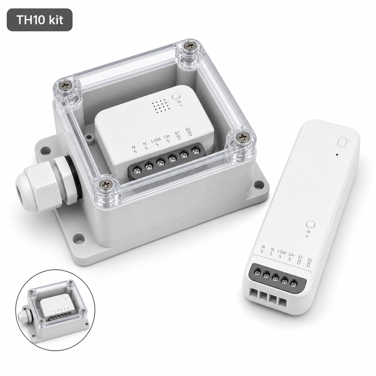 TH10 kit variant with generic temperature module and IP66 protective case