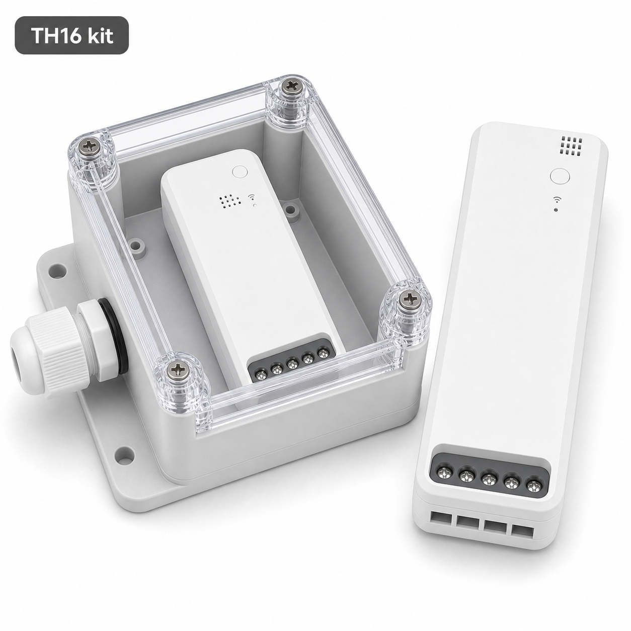 TH16 kit variant with generic temperature module and IP66 protective case
