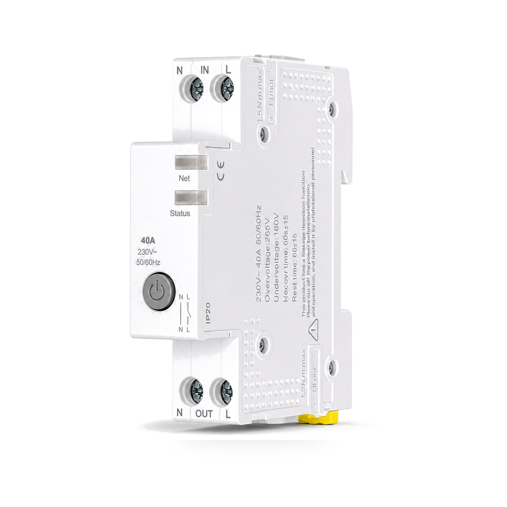 NeoBreaker 40 Comfort disjoncteur Wi-Fi 40A vue principale sur fond blanc