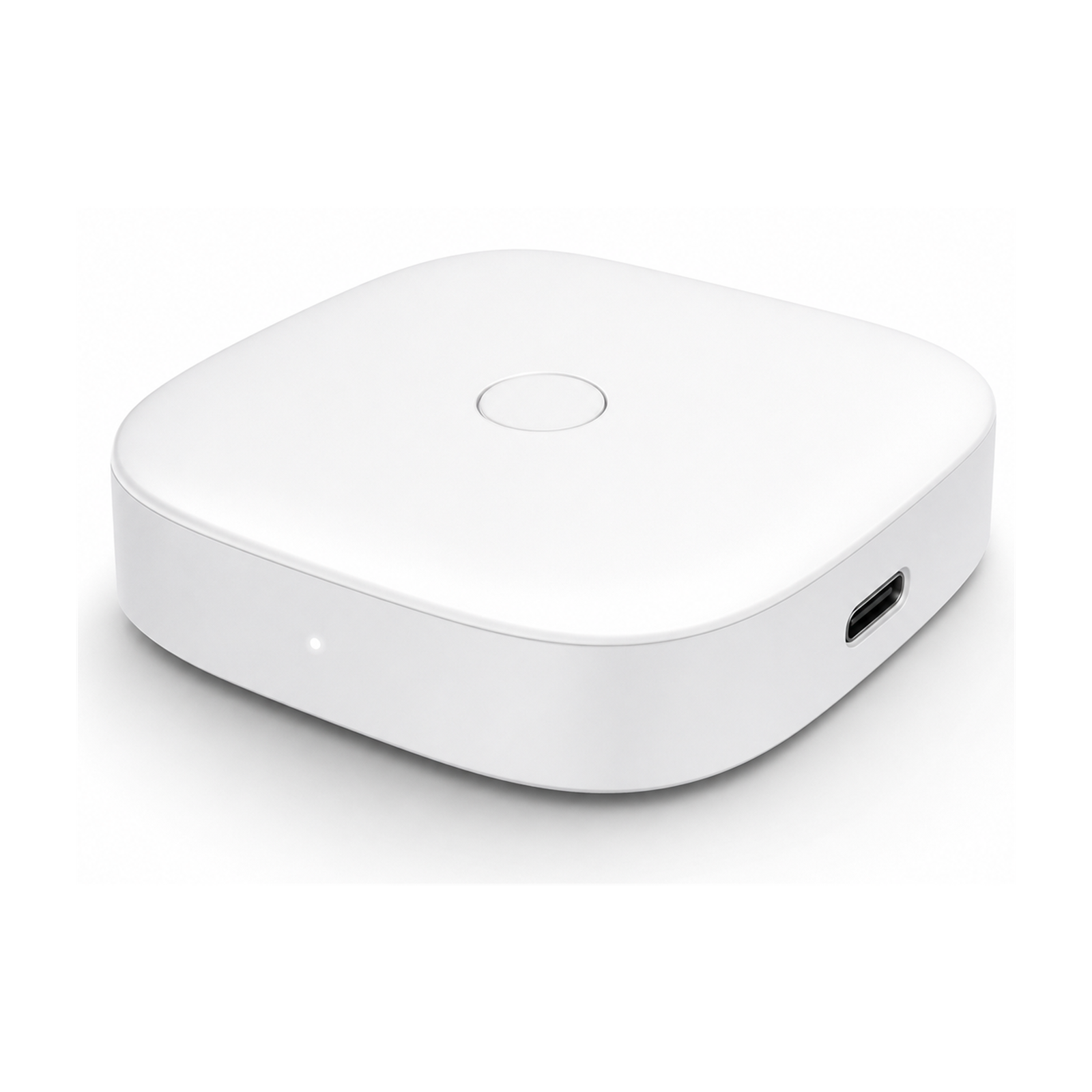 Passerelle NéoBridge Duo Mini Comfort blanche avec port USB-C sur fond blanc