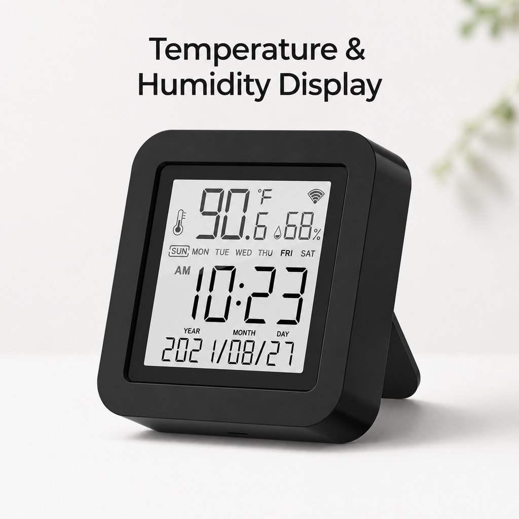 Temperature and humidity display detail for smart IR climate remote