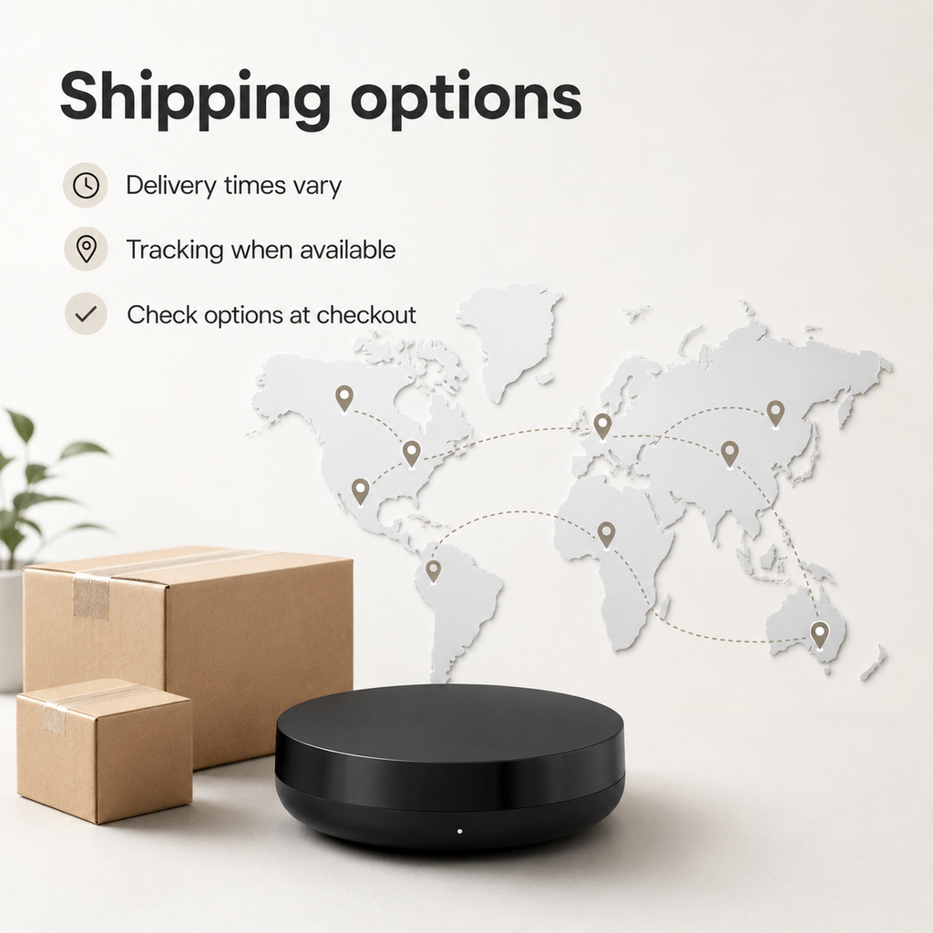 Shipping destination information visual without carrier logos