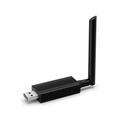Clé USB ZigBee Thread NéoBridge avec antenne externe sur fond blanc