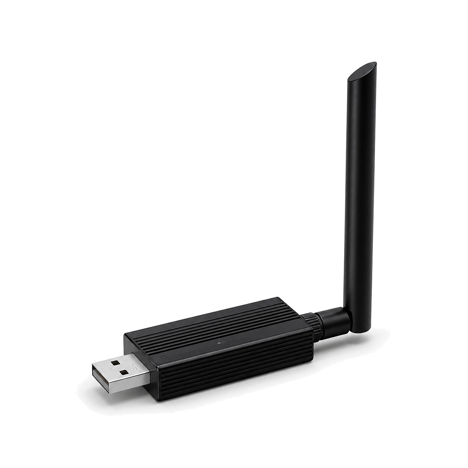 Clé USB ZigBee Thread NéoBridge avec antenne externe sur fond blanc