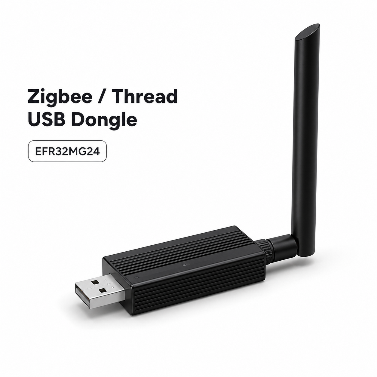 Packshot studio de la clé USB ZigBee Thread avec antenne externe