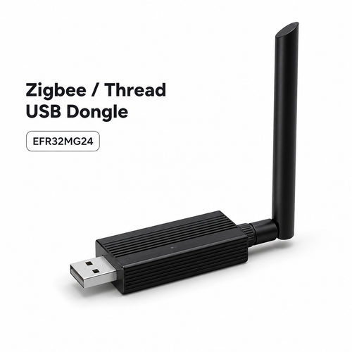 Packshot studio de la clé USB ZigBee Thread avec antenne externe