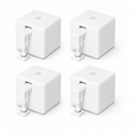 Four pack variant packshot of ZigBee button robots