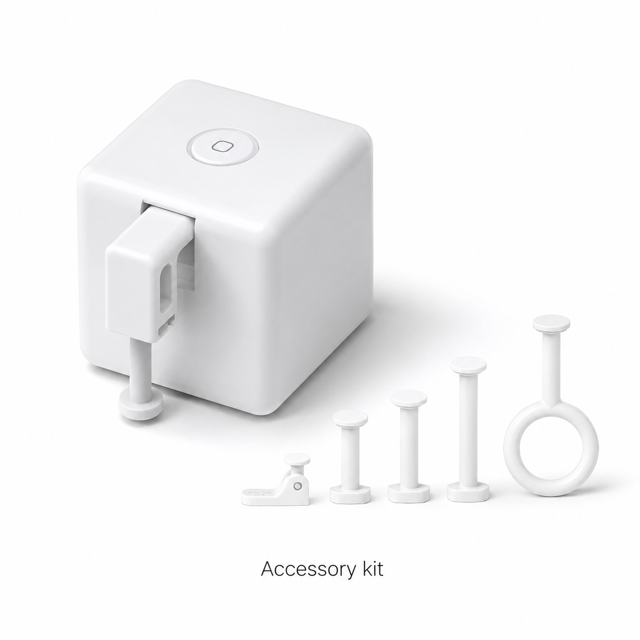 Modular accessory kit packshot for smart button robot