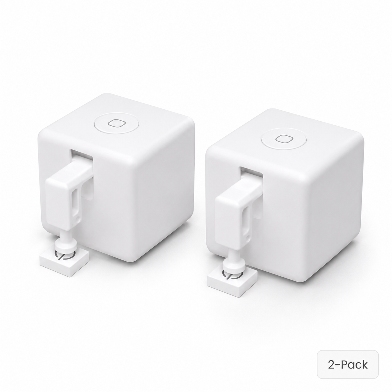 Two pack variant packshot of ZigBee button robots