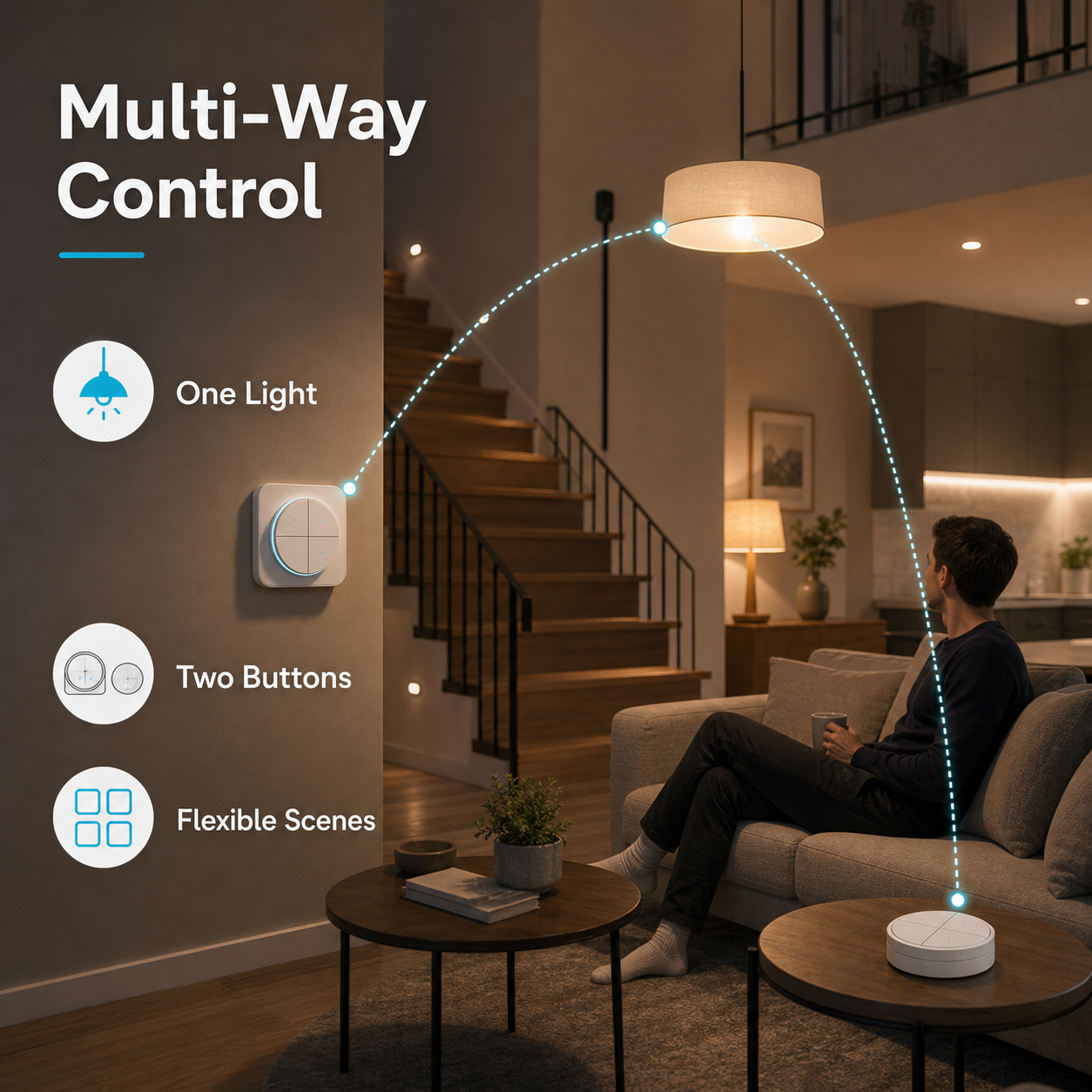 NéoButton Orb 4-en-1 Pro multi way control