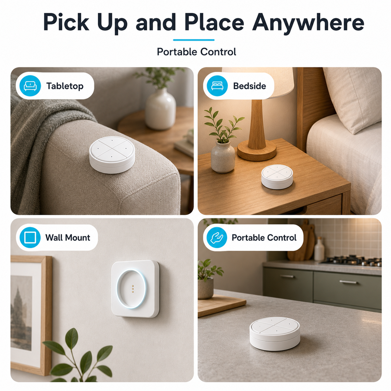 NéoButton Orb 4-en-1 Pro pick up and place anywhere