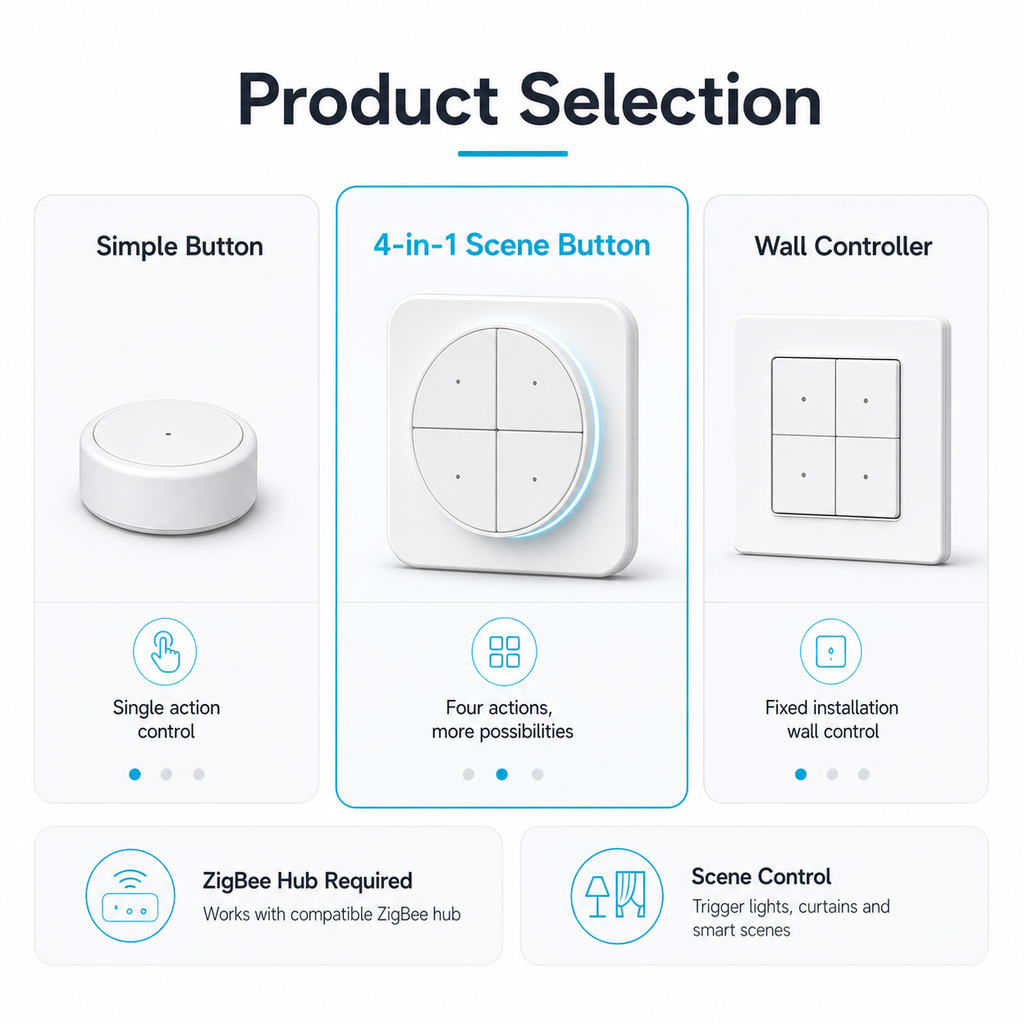 NéoButton Orb 4-en-1 Pro product selection comparison