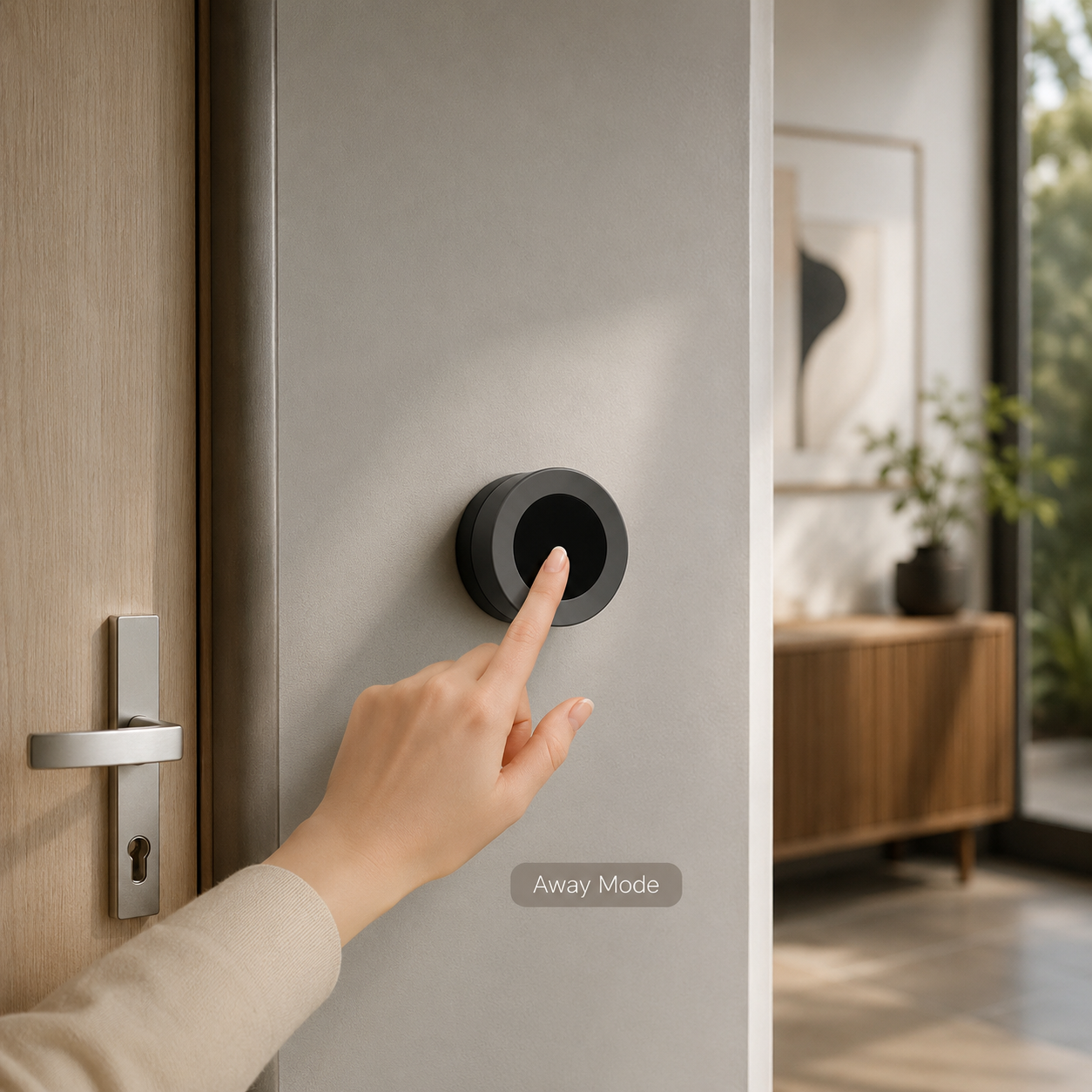 Double click away mode scene for smart knob button