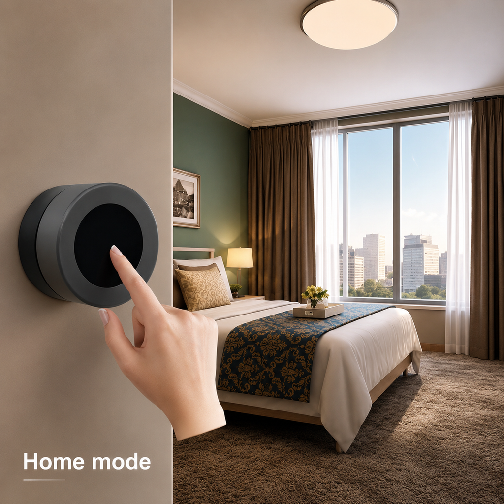 Single click home mode scene with smart knob button