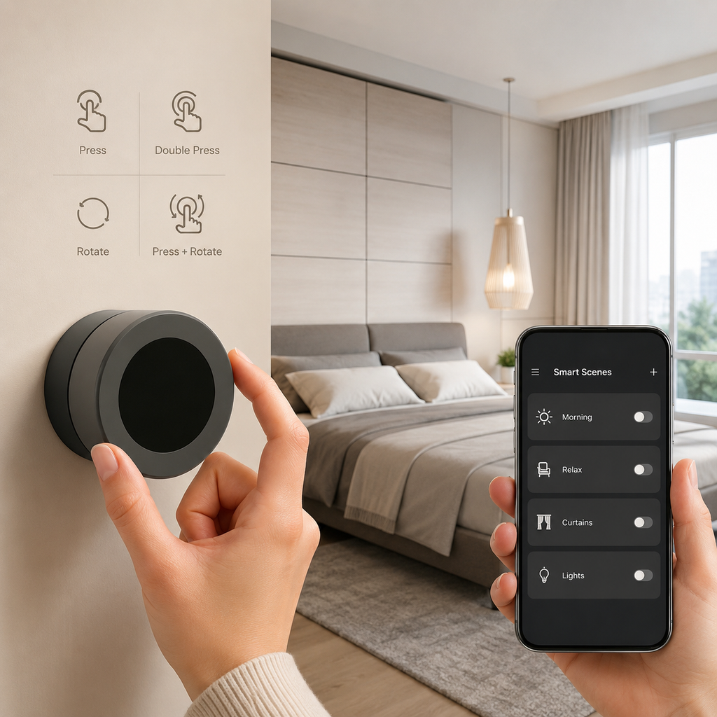 Smart scene routine control with generic app interface