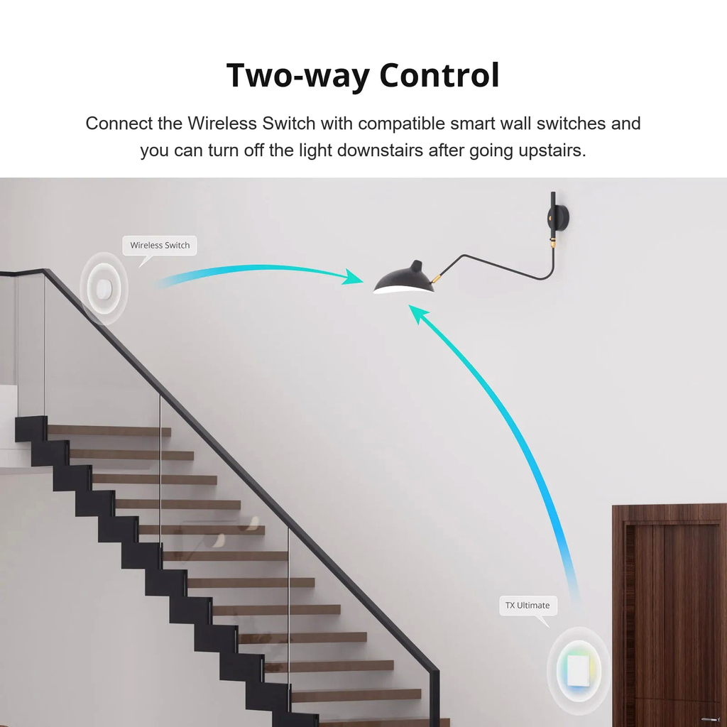 NéoButton Scene Pro two way control compatible smart wall switches