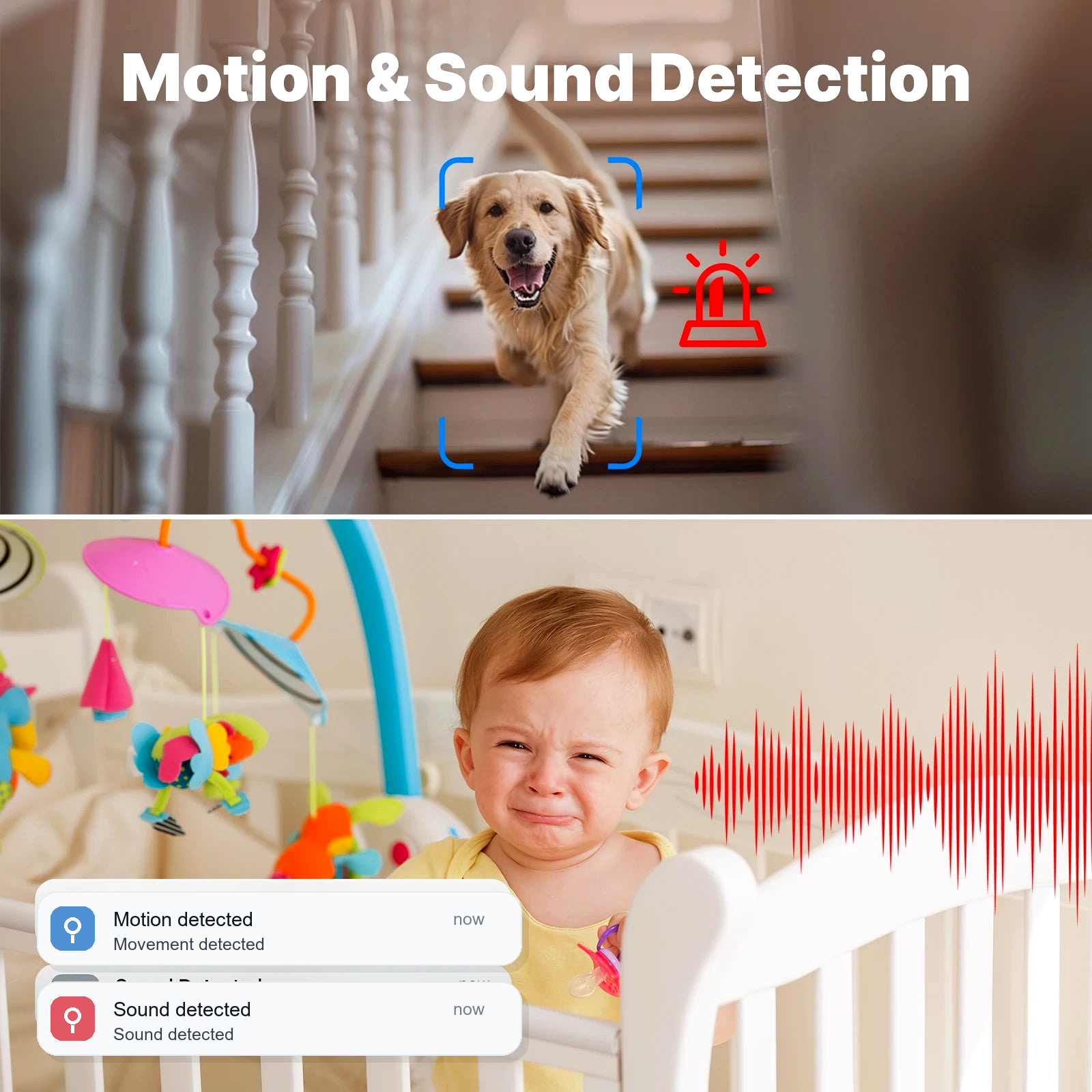 NéoCam Baby Comfort regenerated motion and sound detection image