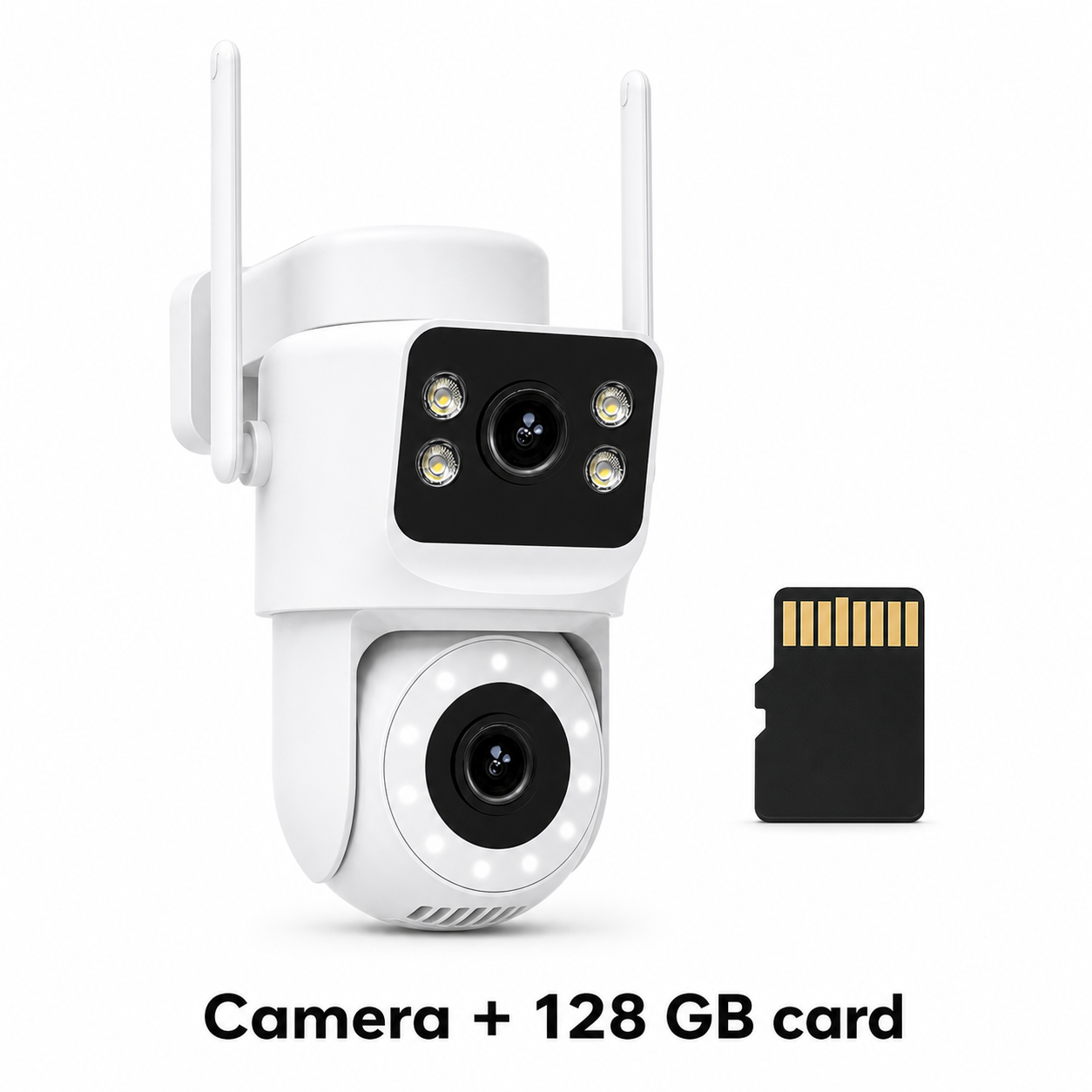 Outdoor WiFi camera variant with 128 GB memory card