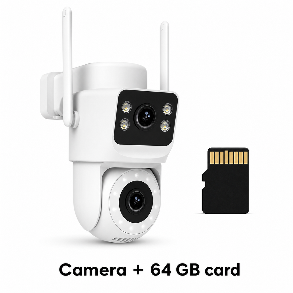 Outdoor WiFi camera variant with 64 GB memory card