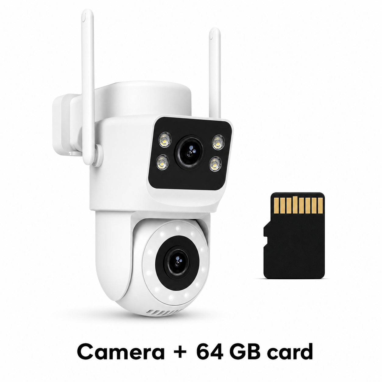Outdoor WiFi camera variant with 64 GB memory card