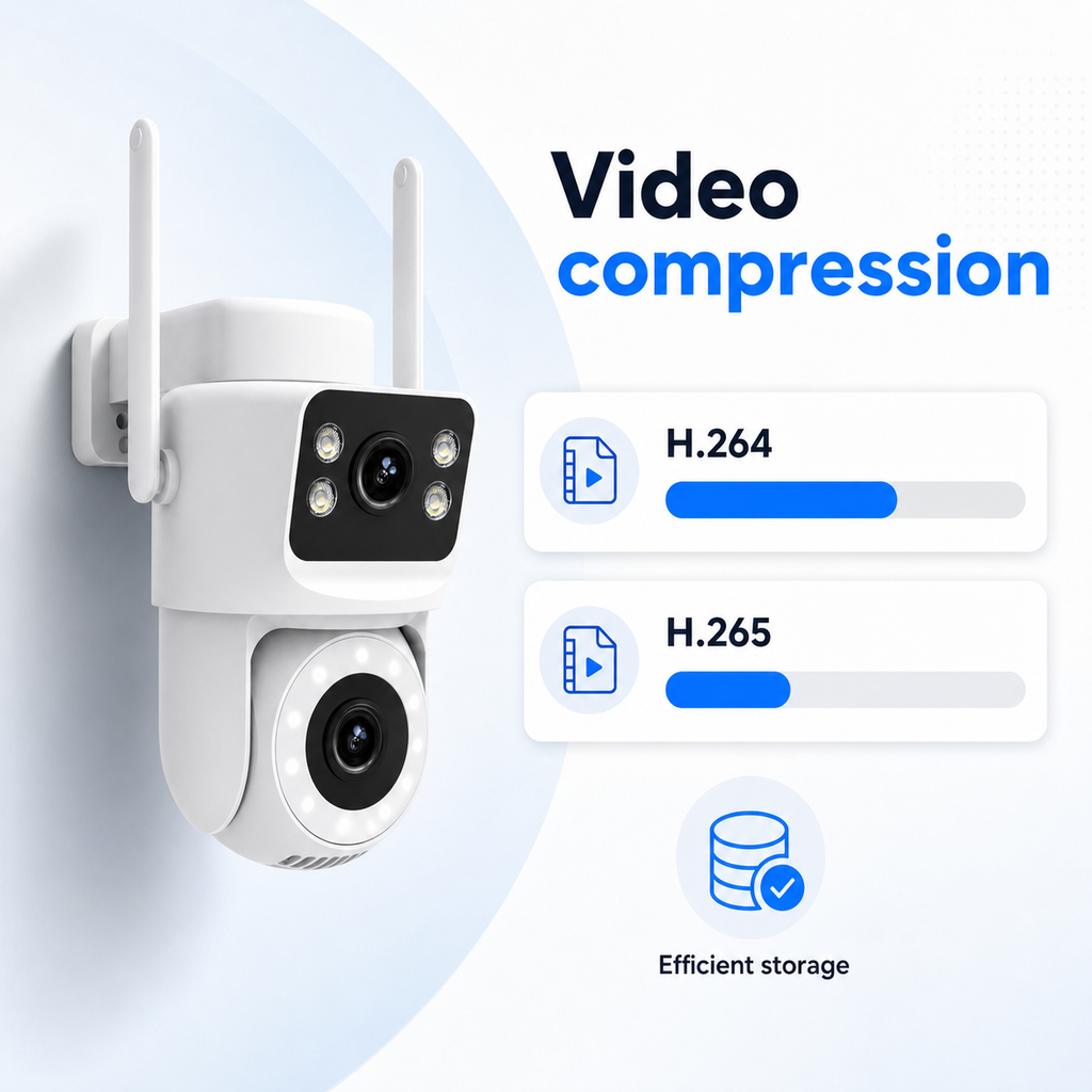 Video compression overview for outdoor WiFi camera