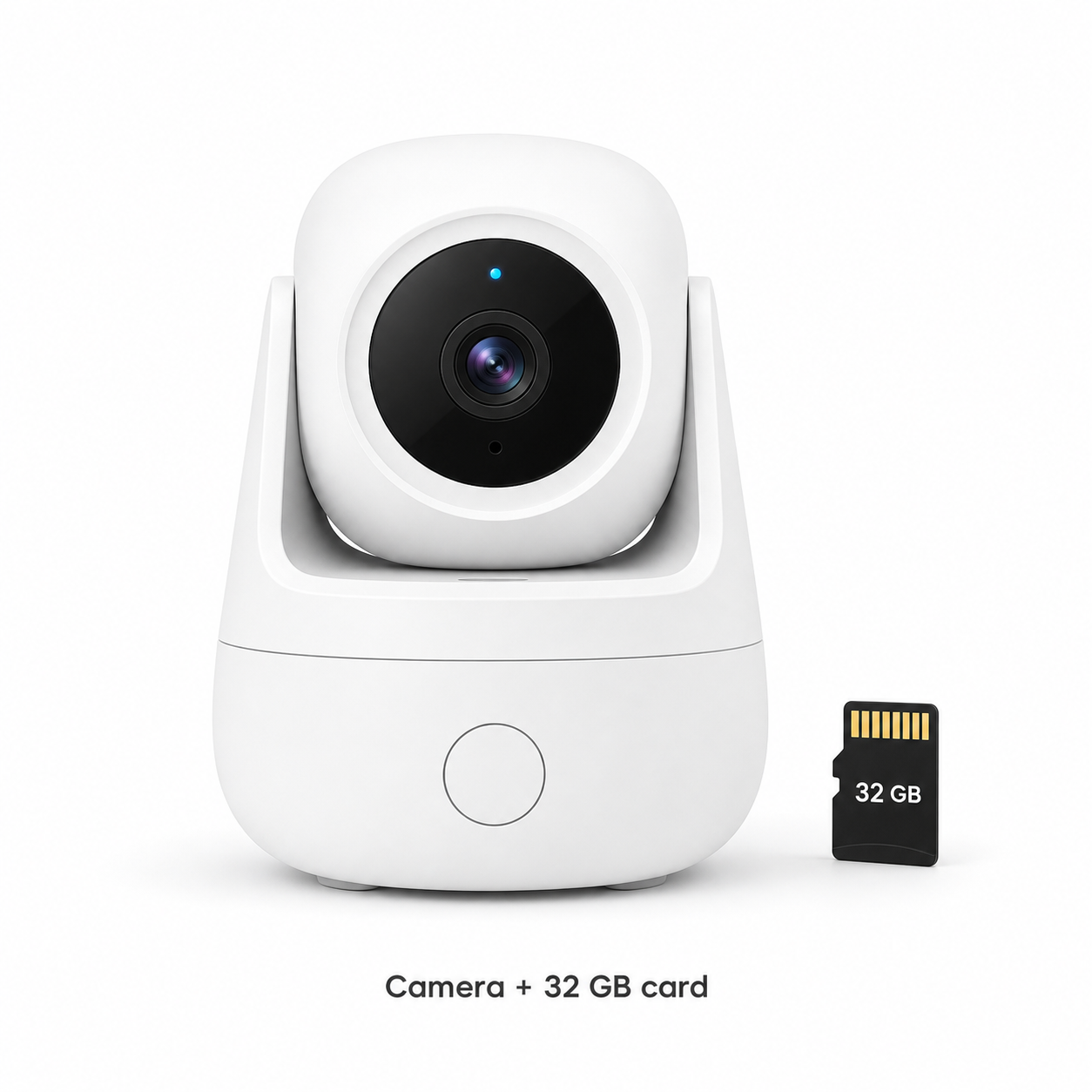 Camera with 32 GB card variant of indoor WiFi camera