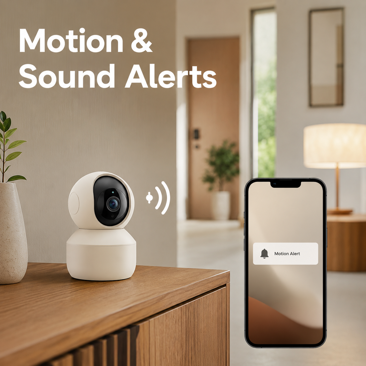 Motion alert notification for NéoCam Pan Comfort camera