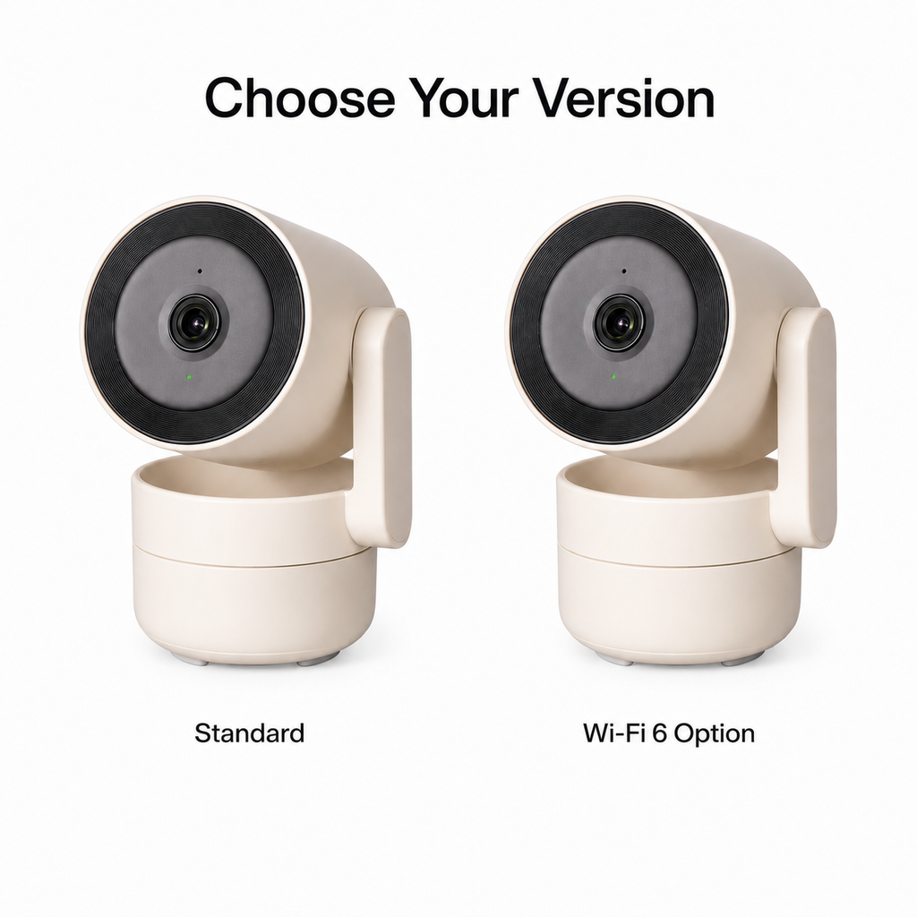 Standard and WiFi 6 version comparison for NéoCam Pan Comfort