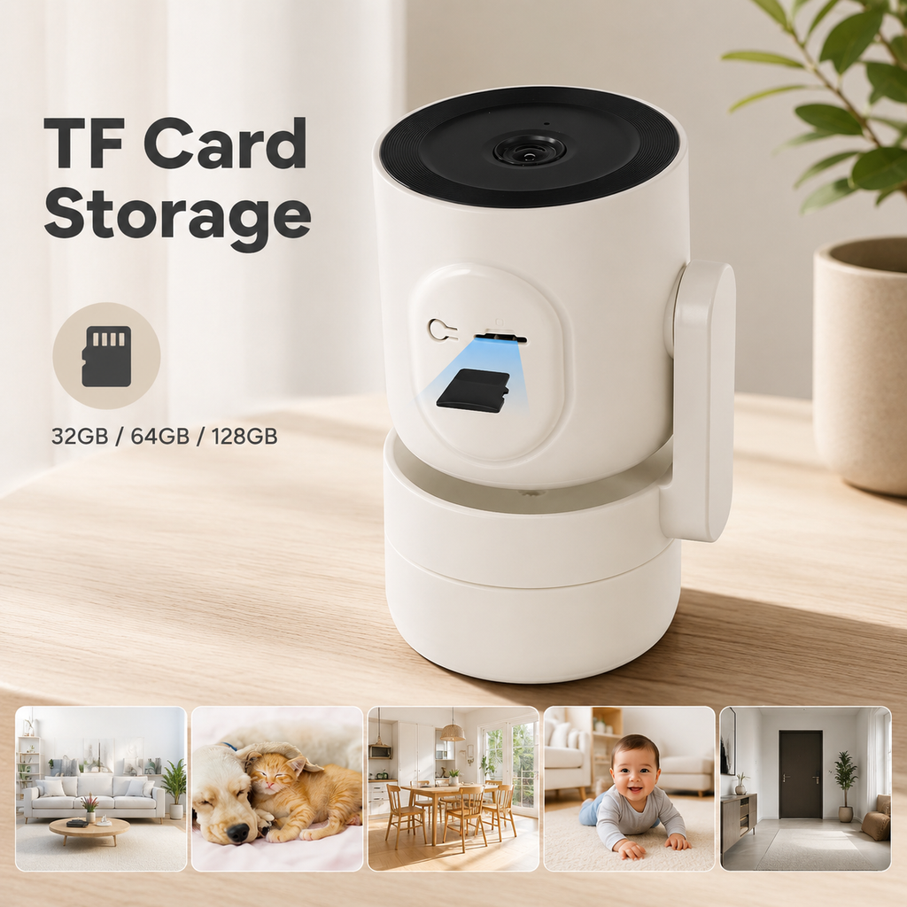TF card storage options for NéoCam Pan Comfort camera