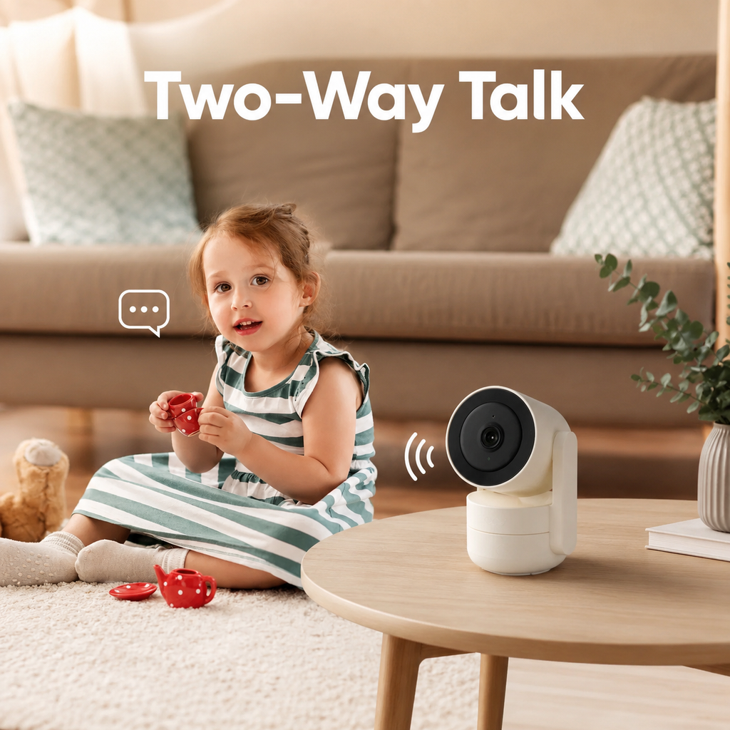 Two-way talk feature for NéoCam Pan Comfort camera