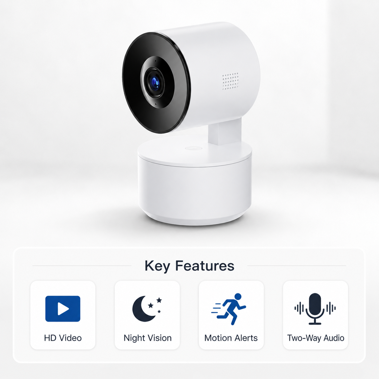Smart feature overview for 1080p WiFi PTZ camera