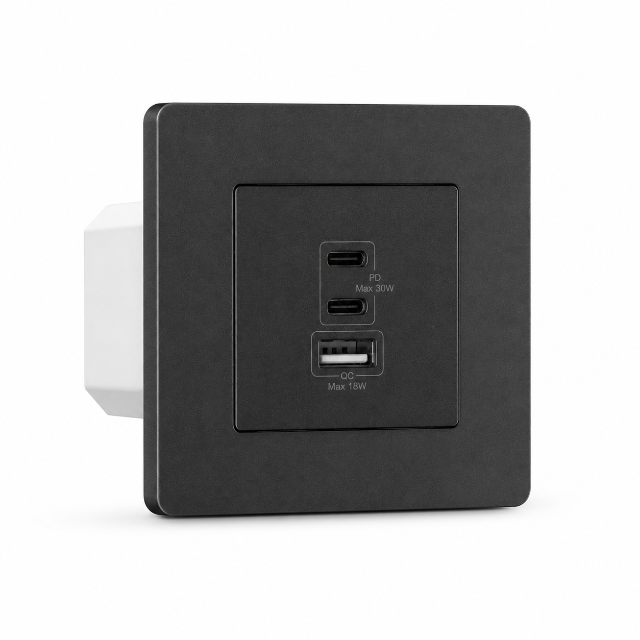NéoCharge Ring Comfort - prise chargeur USB gris graphite