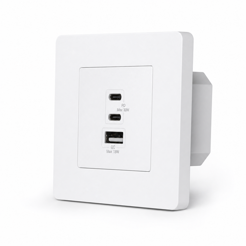 NéoCharge Ring Comfort - prise chargeur USB blanche