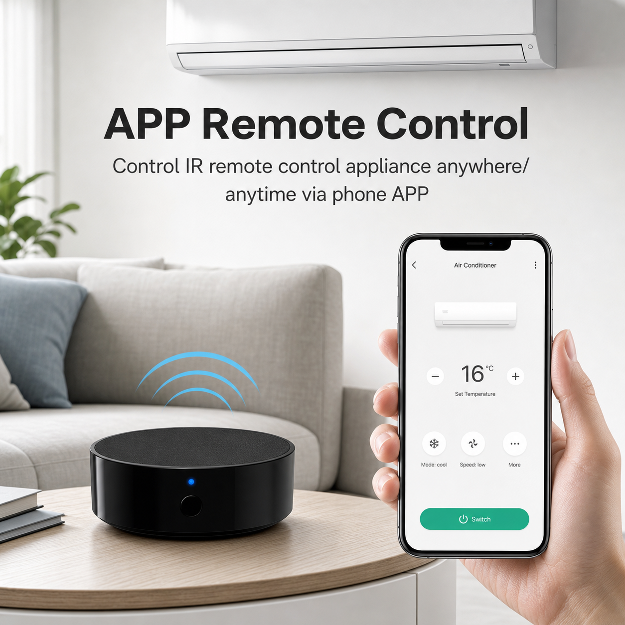 NéoClim IR Essential app remote control feature image